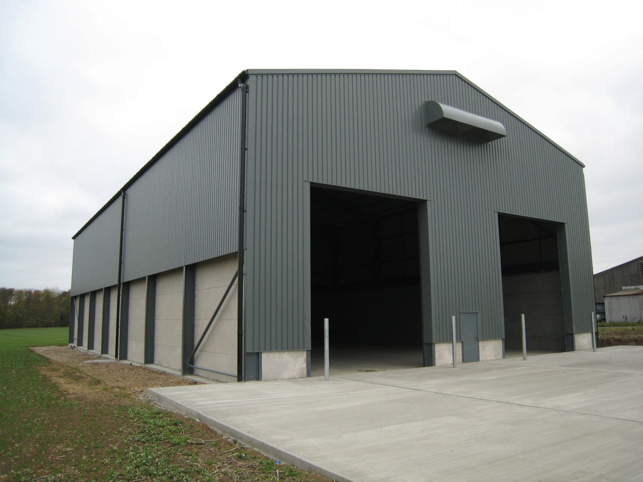 Grain & Crop Stores DeVille & Lear Steel Framed Buildings